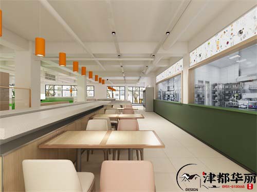 銀川城投智慧市場(chǎng)餐廳設(shè)計(jì)方案鑒賞|銀川餐廳設(shè)計(jì)裝修公司推薦